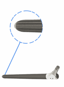 Polished distal tip